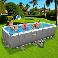 Каркасный бассейн Intex 26352, 549 х 274 х 132 см., с песочным фильтр-насосом